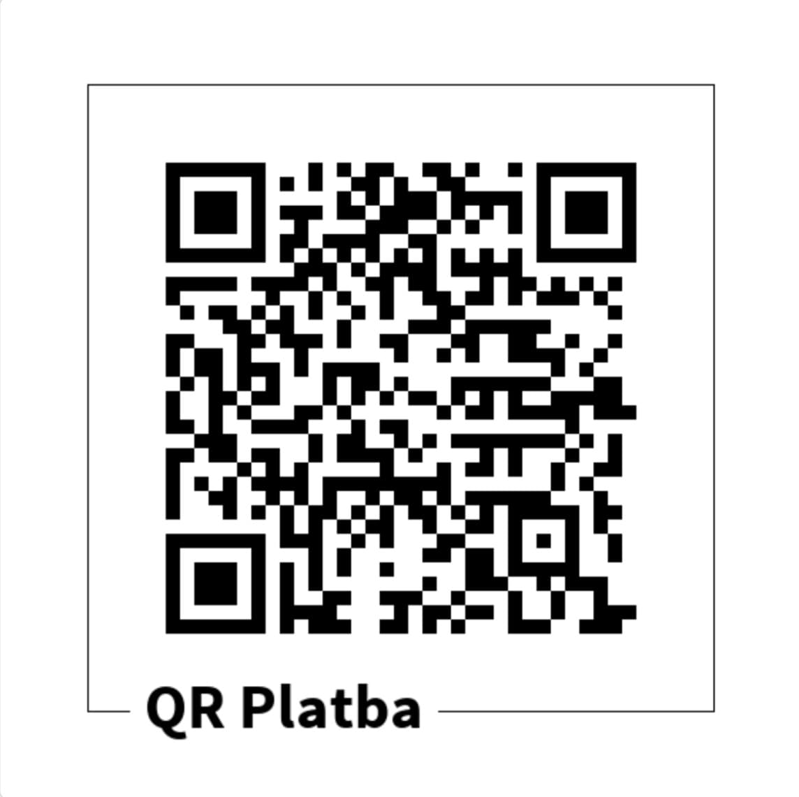 QR Platba